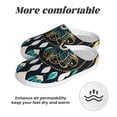 thumbnail image 6 of Kdxio Boho Dreamcatcher Women's Men's Slippers Plush Slip-On House Slipper for Winter Indoor Soft Cushion Non-slip Fluffy Slides Slippers-8, 6 of 7
