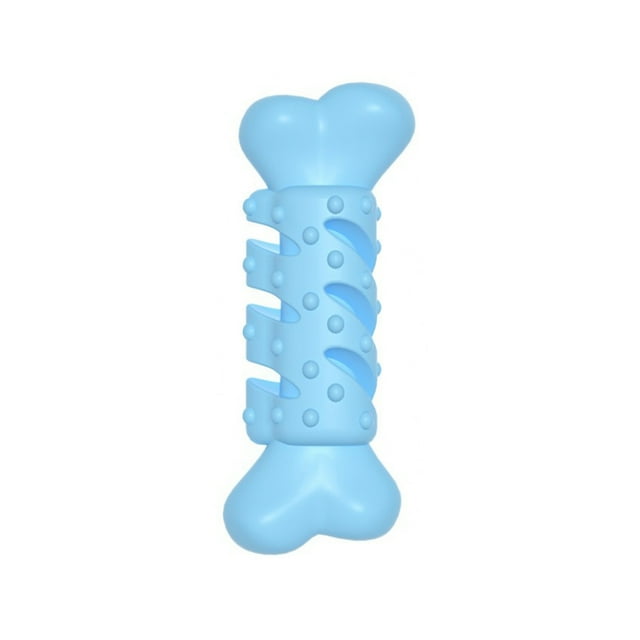 Greeniant Comida para mascotas, juguete para masticar TPR, cuidado de la salud dental, juguetes de descompresión, entretenimiento, juego interactivo, Suministros para perros Azul Greeniant PT003980-01