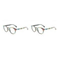 thumbnail image 3 of Sonducket Gafas redondas ligeras y de moda para mujer, para lucir gafas negras de arcoíris, montura de cristal IS031C9 IS031C9 2Conjunto, 3 of 6