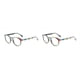 thumbnail image 3 of Gafas redondas ligeras y de moda Minnieouse para mujer gafas negras de arcoíris montura de cristal IS031C9 2Conjunto, 3 of 6