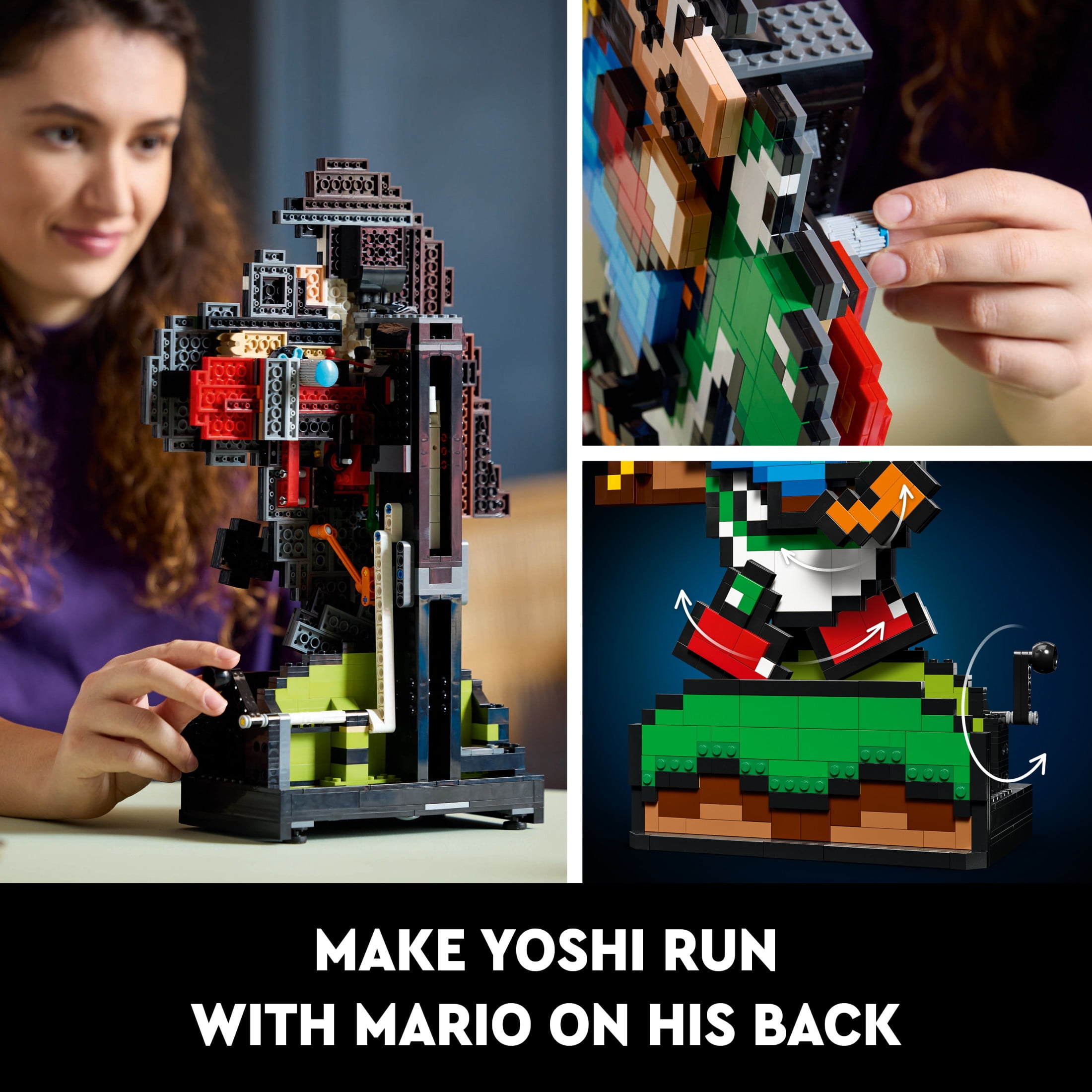 LEGO Super Mario World: Mario & Yoshi, Nintendo Figure, Collectible Set for Adults, 71438