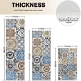 thumbnail image 4 of Multicolor Ethnic Geometric Patchwork Pattern Kitchen Rugs Sets Of 3,Kitchen Runner Rugs Non Skid Washable,Decorative Kitchen Floor Mats for Kitchen,Sink,Laundry,17"x30"+ 17"x47" + 17"x59", 4 of 6
