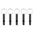 thumbnail image 4 of 20 Pack Aluminum Whistle, Sports Whistle, Emergency Survival Whistles with Key Chain,Black, 4 of 7