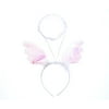 Pretend Play Dress Up Mozlly White Angel Halo Fluffy Headband with Wings
