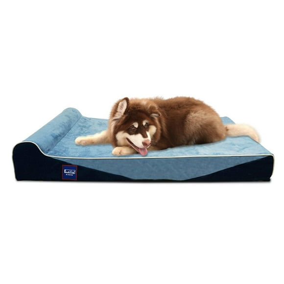 LaiFug Memory Foam Extra Large Dog Bed with Pillow