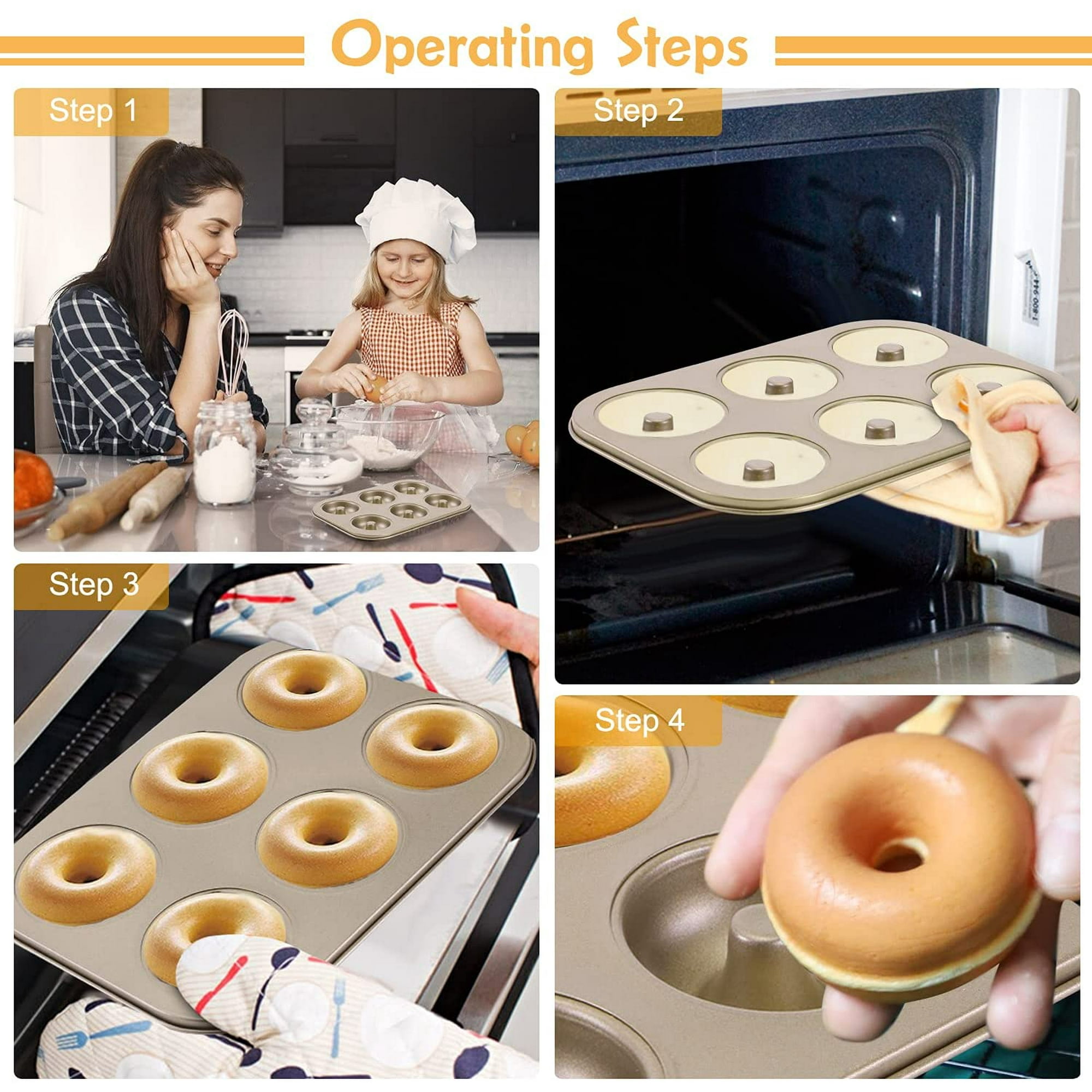 Stainless Steel Wilton Donut Baking Pans At Walmart WERTIOO Donut