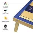 thumbnail image 4 of Canddidliike Scratch Resistant Toss Cornhole Boards and 8 Game Bags - Basketball Court, 4 of 7