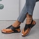 thumbnail image 5 of Chanclas de verano para mujer, zapatillas de tacón plano, sandalias, chanclas informales, zapatos huecos para mujer Wmkox8yii nm6843, 5 of 8