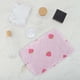 thumbnail image 4 of Bolsa de Maquillaje Cuadrada de Rayas Acolchadas de Fresa Única para Viajes Rosa de Poliéster, 4 of 6