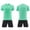 Green, variant on Vornjynx Boys Active Outfits 2 Piece Short Sleeve Crew Neck T-Shirt and Shorts Kids Summer Football Sports Activewear Mint Green Size 1