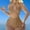 c01Yellow, variant on Hduncf Women's Cut Out One Piece Swimsuit Tummy Control Criss Cross Halter Bathing Suits for Summer Vacation White S