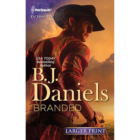 Pre-Owned Branded (Larger Print Harlequin Intrigue: Whitehorse, Montana: Chisholm Cattle Company) Paperback