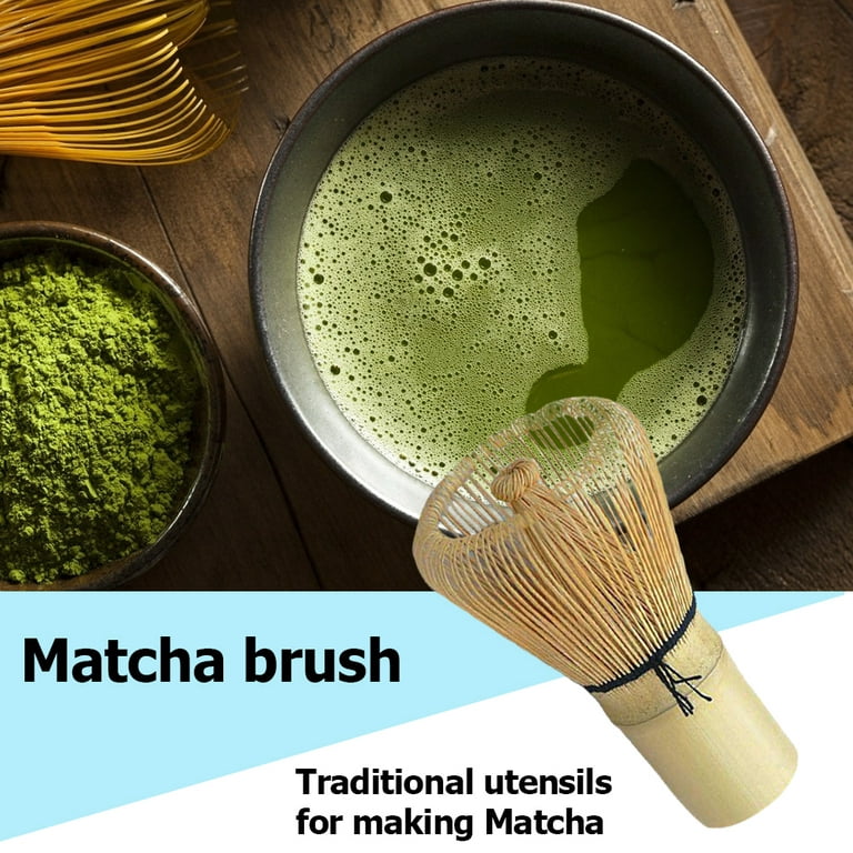 CHAMAIR Bamboo Matcha Powder Stirring Whisk Coffee Green Tea