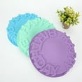 thumbnail image 2 of Happy Birthday Silicone Cake Mold Non-stick Round Bread Mold Kitchen Mousse Mold, 2 of 10