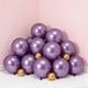 thumbnail image 5 of Globos Ztikug 50 piezas 12" Látex Morado Claro, 5 of 6