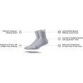 thumbnail image 2 of shiyou-Basic Mid Length Socks | Quad-Ply Yarn Padding, Direct Compression and Zoned Cushioning, 1 Pack, 2 of 4