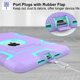 thumbnail image 4 of Funda CCMAO para iPad Mini 5/4 a prueba de golpes, híbrida, morado y verde, 4 of 6
