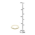 thumbnail image 4 of AoneJewelry 10K Round Diamond Wedding Band In Solid Rose, White & Yellow Gold, 4 of 5