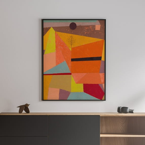 Heitere Gebirgslandschaft - 1929 | Paul Klee | Premium Fine Art Print | 20th Century German | Expressionism, Bauhaus, Surrealism | Portrait | Architecture