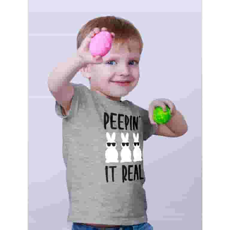 Peepin It Real Funny Easter Egg Hunt Boys Girls Kids Teens T-Shirt Peepin It Real Funny Easter Egg Hunt Boys Girls Kids Teens T-Shirt