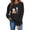 Black, variant on Hurxie Women's Halloween Sweatshirts Skull Shirts Fall Sweater Skleton Crewneck Outfits,Casual Long Sleeve Clothing,Graphic Hoodie Party Sweatshirt