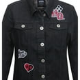 thumbnail image 4 of Harley Quinn Animated Womens Denim Jacket-Medium, 4 of 6