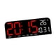 thumbnail image 5 of Reloj de pared digital grande, alarma fuerte con fecha, semana y temperatura para oficina, mesita de noche, sala de estudio, decoración de gimnasio. Rojo, 5 of 8
