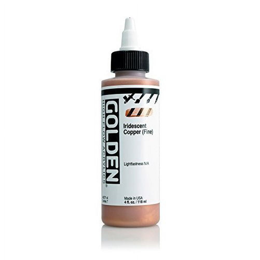 Golden High Flow Acrylics, 4 oz, Iridescent Copper (Fine)