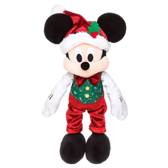 Disney 2019 Holiday Mickey Mouse Plush (Green Vest)