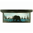 thumbnail image 3 of Meyda Tiffany 136988 Bear Creek 2 Light 23" Wide Flush Mount Square Ceiling Fixture -, 3 of 6