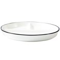 thumbnail image 2 of Ceramic Divided Plate Diet Plate Ceramic Dish Ceramic Portion Control Plate Divided Dish, 2 of 5