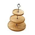 thumbnail image 4 of deevoka Cupcake Stand Dessert Tray Kitchen Supplies Tabletop Centerpiece Cookie Rack for wood, 4 of 9