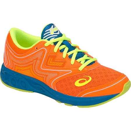 ASICS Boy's Noosa GS Running Shoe, Shocking Orange/Flash Yellow, 5.5 D US