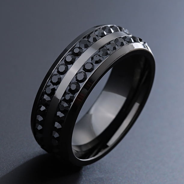 Nuevo anillo de pareja giratorio de acero inoxidable genial, cadena giratoria de alta calidad, anillos giratorios para mujer, hombre, joyería Punk, regalo de fiesta Tan Jianjun unisex