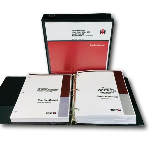 FARMALL INTERNATIONAL 666 686 70 86 DIESEL TRACTOR SERVICE MANUAL REPAIR SHOP