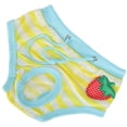 thumbnail image 5 of Pet Pigs Pantalones Fisiológicos Patrón De Fresa Cerdos Ropa Interior Sanitaria Pañales ReutilizablesAmarillo S, 5 of 5