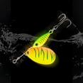 thumbnail image 5 of 5-Pack Fishing Spinnerbaits, Realistic Fish-Shaped Lures With 360° Rotating Reflective Blades, Saltwater & Freshwater Fishing Baits For Bass Trout Salmon Crappie Anglers, 5 of 7