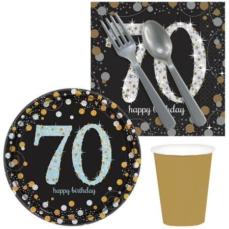 - Sparkling Celebration 70th Birthday Snack Pack for 16