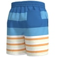 thumbnail image 2 of Traje de Baño OP Para Hombre Estampado Rayas Azul Talla EG, 2 of 4