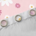 thumbnail image 5 of Feelyou Kawaii Daisy Flower Black Out Curtains for Kids, Cute Daisy Print Curtains Pack of 2 (42x63 Each), Cartoon Floral Theme Bedroom Curtains, Window Curtains Home Decor, 5 of 7