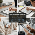 thumbnail image 3 of NIUTA Stylus Pen for iPad, Rechargeable Universal Stylus Pen for Touch Screens, Capacitive iPad Pen for iPhone & Cell Phone, Type-C Charging, Battery Display, Magnetic Design, 3 POM Tips, 3 of 8