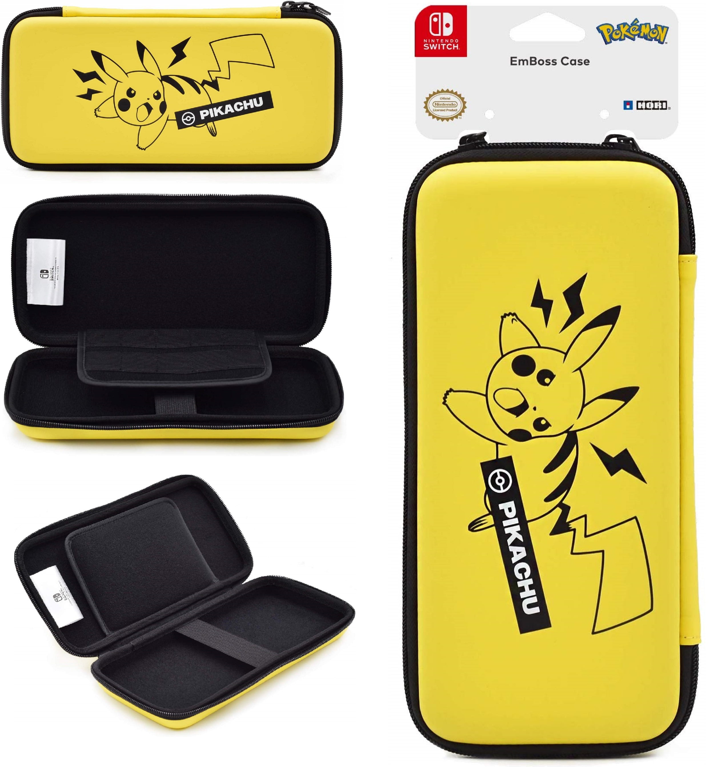 Hori Pikachu Emboss Case Officially Licensed By Nintendo & Pokemon