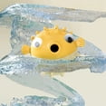thumbnail image 3 of Dog Toy Interactive Wiggling Puffer Fish Puzzle Slow Feeder Leaking Treat Ball for Small Medium Large Dogs Boredom Chewing Training Green Pet Toy 1 Pack, 3 of 5