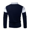 thumbnail image 2 of Quealent Mens Polo Shirt Men's Polo Shirts Men's Polo Shirts Longs Sleeve Casual Slim Fit Workout Shirts (Grey,L), 2 of 4