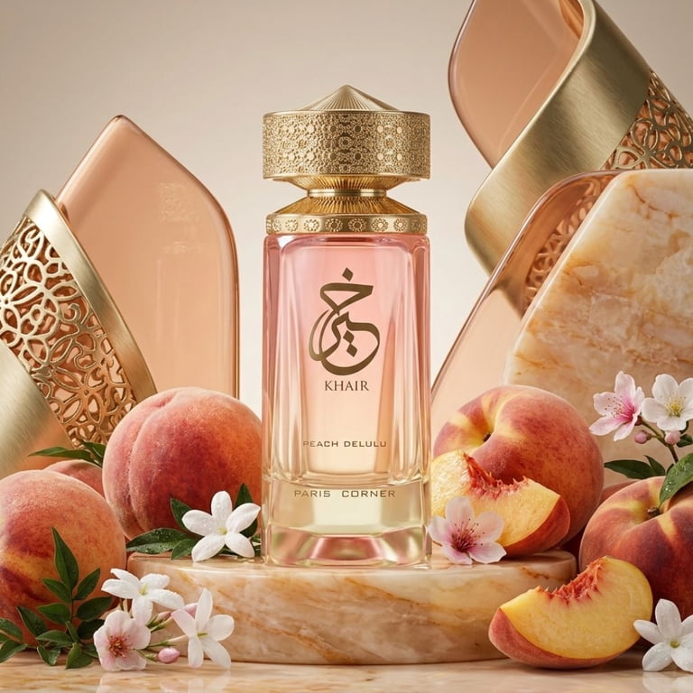 Paris Corner Ladies Khair Peach Delulu EDP Spray 3.4 oz Fragrances