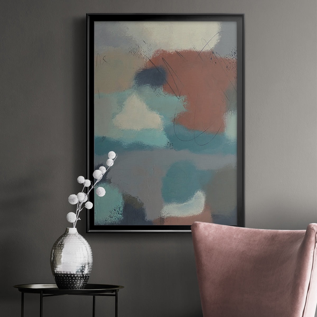 Floating By I Premium Framed Print, in Gold, Black, or Silver - Ready to Hang