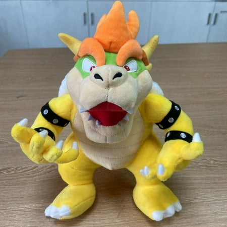 Super Mario Bros Bowser Plush Toys Soft Stuffed Doll Kids Birthday Gifts 10"