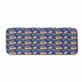 thumbnail image 1 of Colorful Computer Mouse Pad, Continuous Design of Abstract Geometric Patterns in Graffiti Drawing Style, Rectangle Non-Slip Rubber Mousepad Large, 31" x 12", Indigo Multicolor, by Ambesonne, 1 of 2