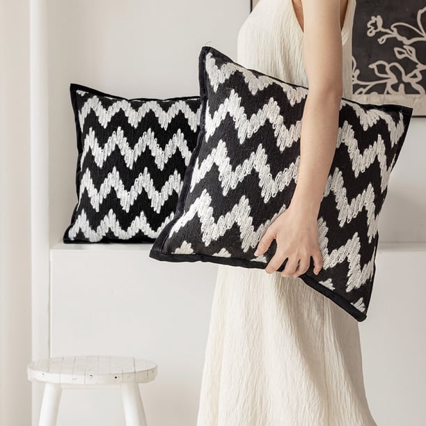 XWSHYW Juegos de Colchas y Cobertores Funda de Cojín para Sofá, Cojines Decorativos para Sala de Estar, Funda de Cojín, Material de Chenilla para Sofá, Mesita de Noche, Ventana y Otras Escenas, Funda