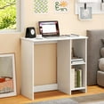 thumbnail image 4 of Gymax 31.5'' Small Computer Desk Home Office Study Writing Desk with 2 Compartments, 4 of 10